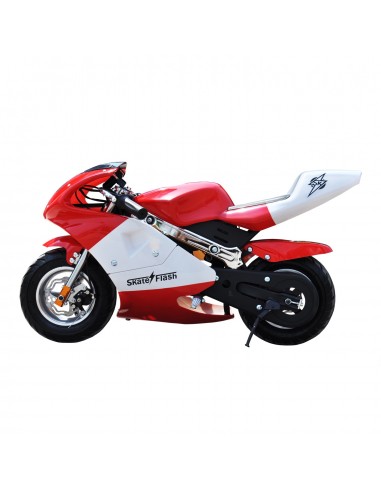 Moto Eléctrica Skateflash Pocket Bike Red